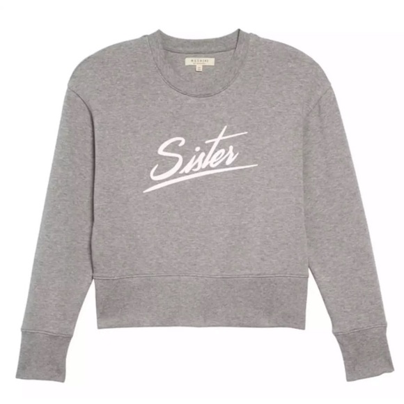 Mile (s) By Madewell Cropped Pullover Sweatshirt - Picture 10 of 10